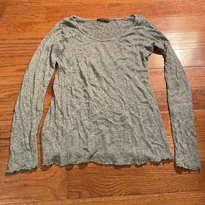 Brandy Melville Grey Knit Top